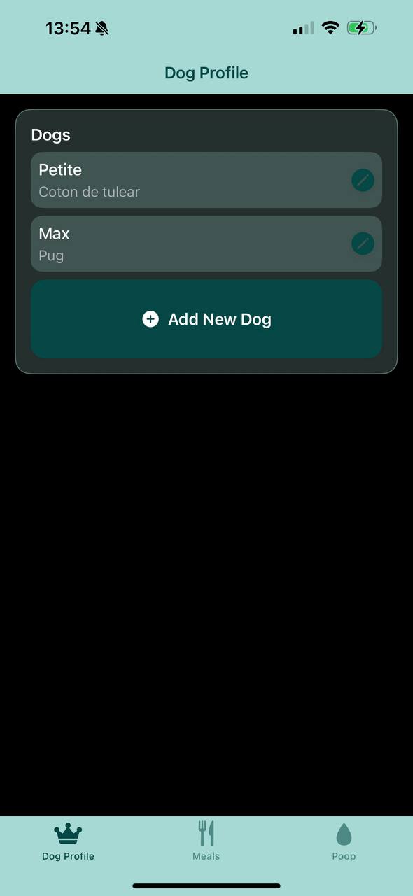 Add dog screen